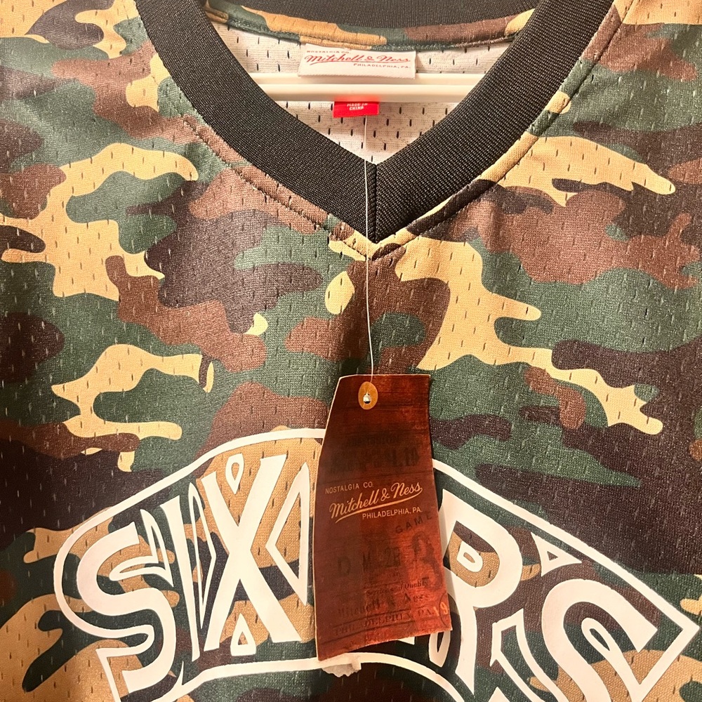 new sixers camo jersey